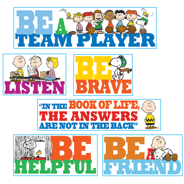 Eureka Peanuts® Be The Best You Can Be Bulletin Board Set 847542